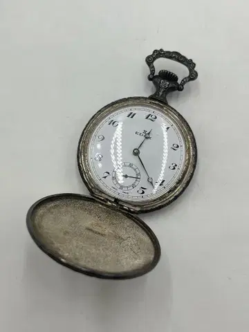 EDOX 에독스 회중시계 기계식 수동 와인딩 2침 스몰 세컨드 작동품