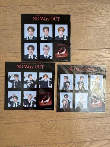 NOWayOUT 2025 WayV 씰 스티커 오사카, 요코하마, 후쿠오카