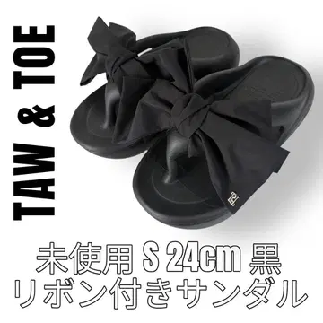 TAW & TOE 토앤토 리본 S 24cm 리본 포함 샌들