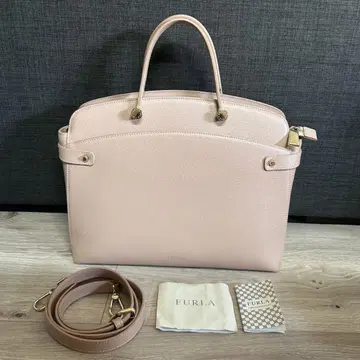 FURLA 핑크 핸드백 아가타