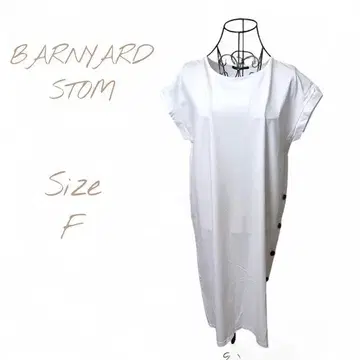 BARNYARDSTOM 반팔 티셔츠 원피스 F 사이즈 화이트