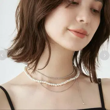 snidel 임팩트 목걸이 골드