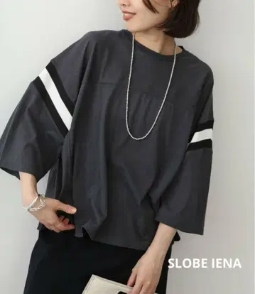SLOBE IENA 시어 풋볼 TEE