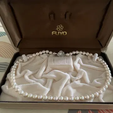 미사용품 FUYO 진주 목걸이