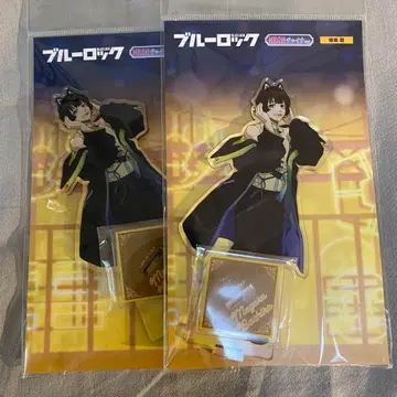 블루 록 바치라 메구루 네온 차이나 아크릴 스탠드