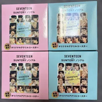 SEVENTEEN SUNTORY 논알코올 아크릴 코스터 4개