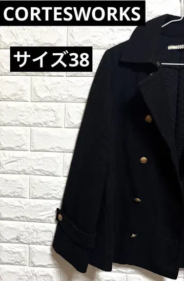 *CORTESWORKS* 노카라 자켓 블랙 단색 고급스러운