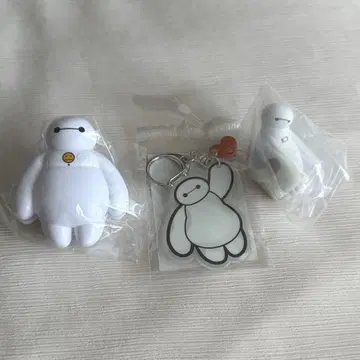 베이맥스 클립 & 키링 & 입상 3종 세트