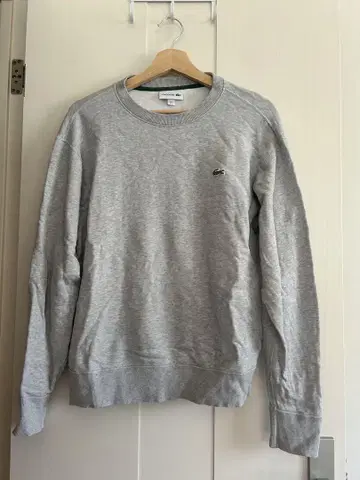LACOSTE 그레이 크루넥 맨투맨