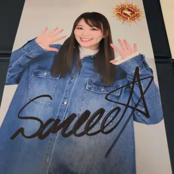 Sareee 여자 프로레슬링 사복 친필 사인 포트레이트 스타덤 친필 사인