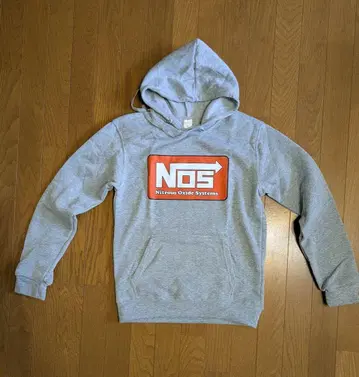 NOS Nitrous Oxide Systems 후드티 S 사이즈 그레이