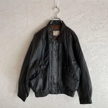 구제 의류 80s 90sVintage A-2형 가죽 자켓 빅 실루엣