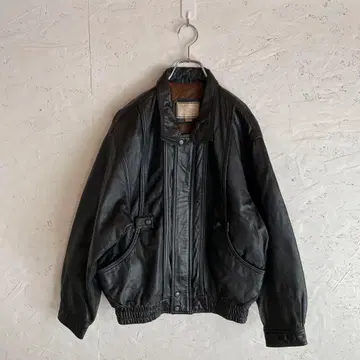 구제 의류 80s 90sVintage A-2형 가죽 자켓 빅 실루엣