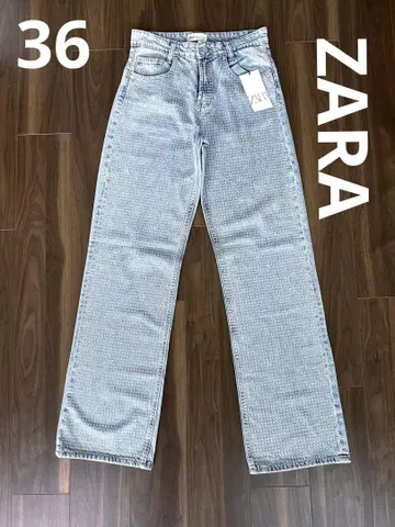 ZARA 큐빅 데님 사이즈 36