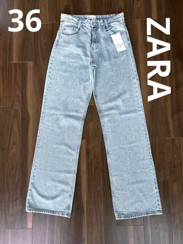 ZARA 큐빅 데님 사이즈 36