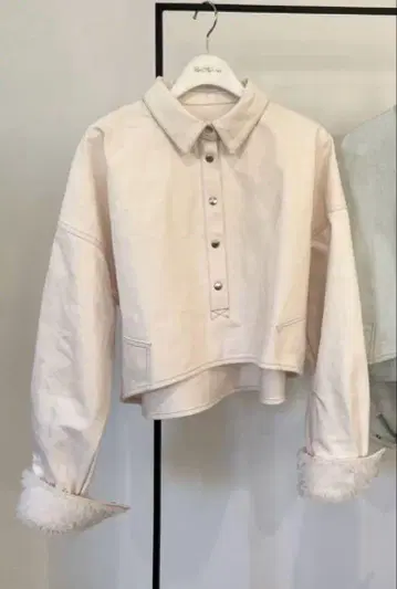 로지몬스터 데님 상의