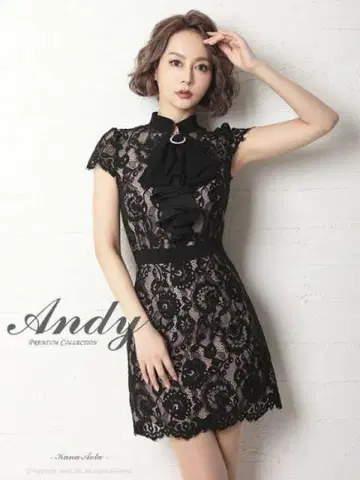 andy 드레스 S 블랙 엘케이 긴자 튤 로브 드 플뢰르