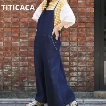 티티카카 라이트 온스 살로펫 오버롤 인디고