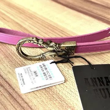레어 미사용 새상품 ANNA SUI 안나수이 벨트 골드 버클 천연 가죽
