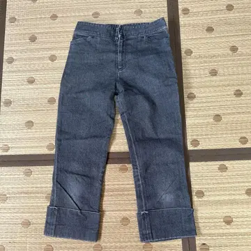MACPHEE 그레이 데님 롤업 팬츠 S