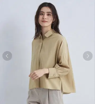 유나이티드 애로우즈 클린 라벨 릴랙싱 시어 돌먼 숏 셔츠