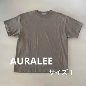 AURALEE 사이즈 1 티셔츠 베이지