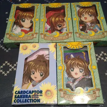 카드캡터 사쿠라 미니 크로스 카드 손수건 타월 미개봉 새상품