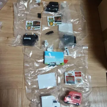 주방 카 컬렉션 가챠 5개 세트