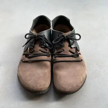 버켄스탁 몬타나 42 (약 27cm) 다크 브라운 x 블랙 가죽