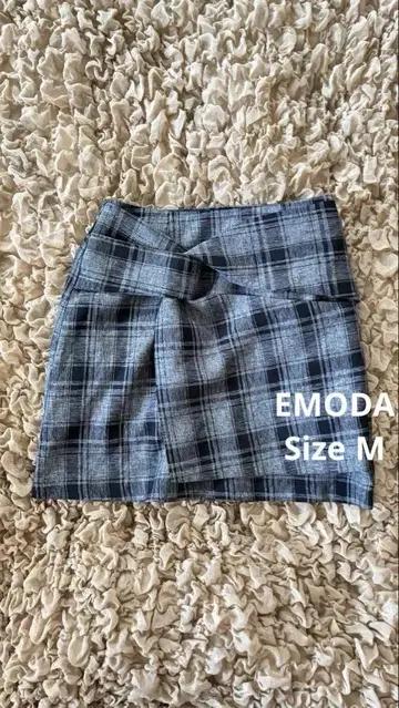 EMODA/에모다 체크 그레이 큐롯 Size M