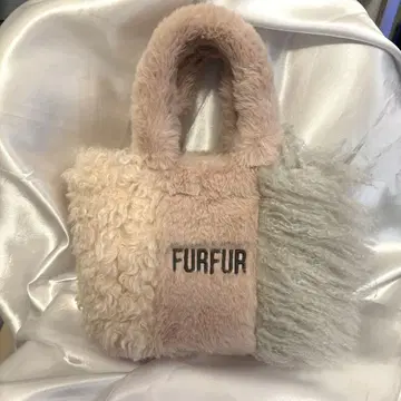 FURFUR 패치워크 에코퍼 토트백 핑크