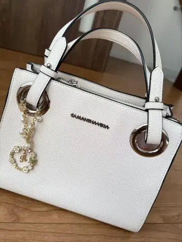 SAMANTHAVEGA 화이트 숄더백