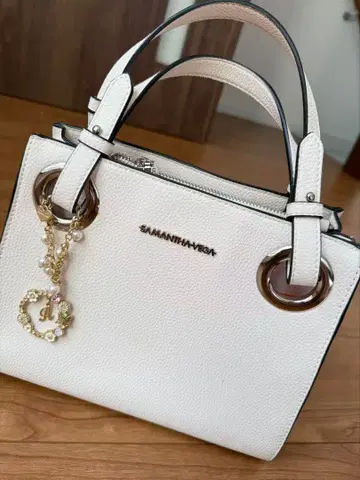 SAMANTHAVEGA 화이트 숄더백