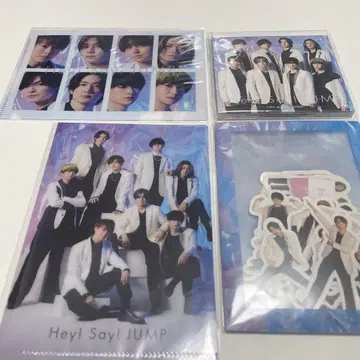 Hey! Say! JUMP 미니 클리어 파일 프레이크 씰 메모장 세트