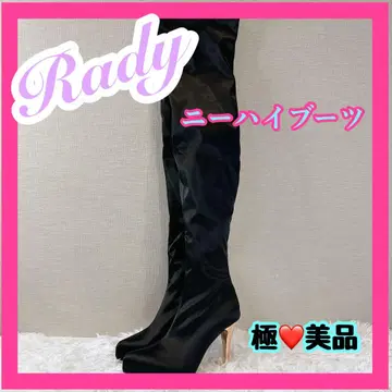 레이디 Rady 니하이 부츠 롱 부츠 여성용 23cm 블랙