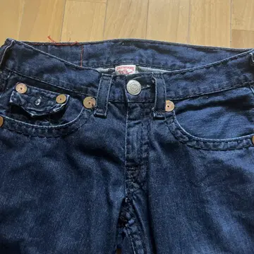 TRUE RELIGION JEANS 빈티지 남성용 플레어 데님