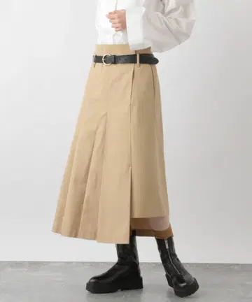 STERNBERG/치노 턱 스커트