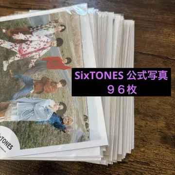 SixTONES 공식 사진 96장 묶음 판매
