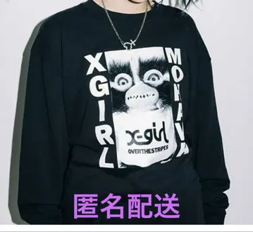 [ 익명 배송 ] 미개봉 x-girl 그렘린 한정판 콜라보 맨투맨