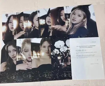 TWICE Celebrate 클리어 파일 10장 세트