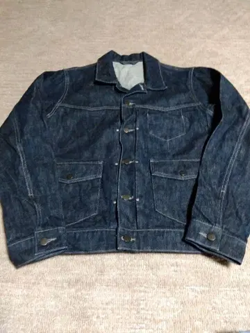 TAKEO KIKUCHI 데님 자켓 다크 네이비