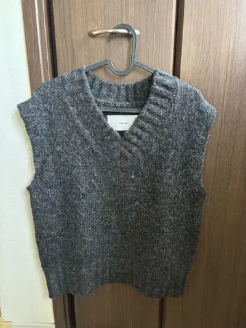 TODAYFUL Mottle Yarn Knit Vest 그레이