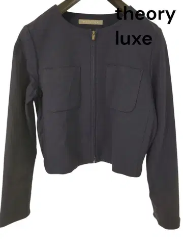 theory luxe 노카라 자켓 네이비 40
