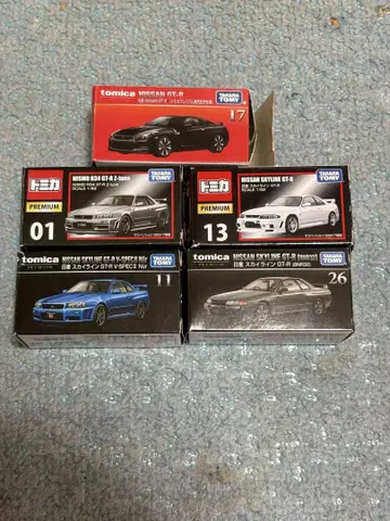 토미카 프리미엄 닛산 GT-R 세트 R32 R33 R34 Z 튜닝 R35