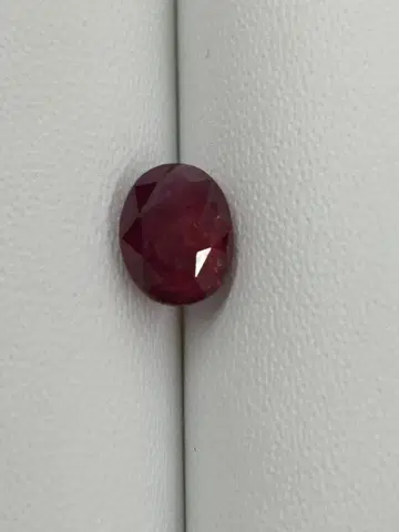 루비 오벌컷 스톤 가열 2.50ct