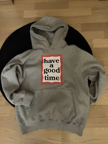 have a good time 후드티 XL 그레이