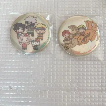 NARUTO 산리오 캔뱃지 사스케 나루토 사쿠라 카카시 가아라