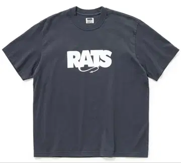 RATS BOX LOGO TEE CHARCOAL M
