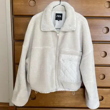 ZARA 자라 보아 자켓 숏 기장