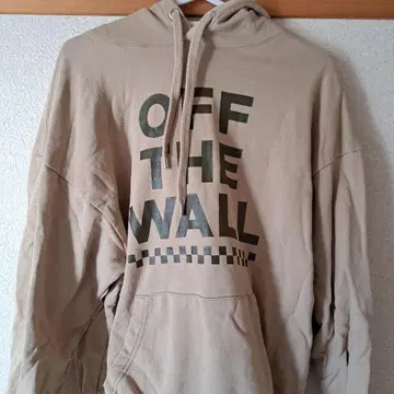 VANS OFF THE WALL 후드티 베이지